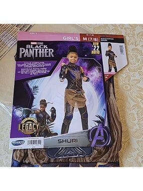 Black Panther Shuri girls costume size med 7/8